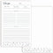 Recipe Paper 5.5x8.5 White, 50-Pack, Blank Recipe Paper to Write in Your Recipes, Minimalist Half-Letter Size Refill Pages for Recipe Binder, Reci...