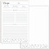 Recipe Paper 5.5x8.5 White, 50-Pack, Blank Recipe Paper to Write in Your Recipes, Minimalist Half-Letter Size Refill Pages for Recipe Binder, Reci...