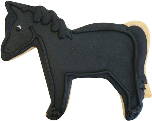 NCS Farm Animals Cookie Cutter Set - Pig 3.75", Rooster 4", Cow 3.75", Horse 4" - 4 Piece - Tinplated Steel...