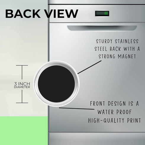 Gothic Kitchen Decor Plague Doctor Mask Dishwasher Magnet Clean Dirty Sign - Witchy Aesthetic Gothic for Home & Office, Essential Quirky Apartment...