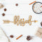 Blessed Arrow Wood Sign Blessed Decor Wall Art Unfinished 12" x 4"...
