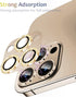 Glitter Camera Lens Protector Compatible for iPhone 14 Pro Max and iPhone 14 Pro Metal Plus Tempered Glass Camera Cover Support LIDAR Scanner, Ant...