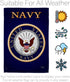 Breeze Decor US Navy USN Armed Forces Seabee Official Licensed United State American Military Retire Decorative, Garden Flag 13"x 18.5", Memorabil...