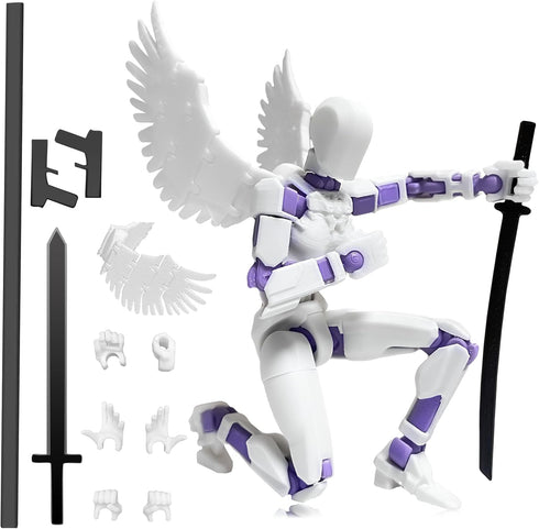 T13 Multi-Jointed Action Figures,T13 Action Figure,Titan 13 Action Figure,3D Printed Action Figures,T13 Action Figures (1pcs-A)...