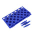 2Pcs 28 Well Centrifuge Tube Rack for 15ml Scientific Laboratory Plastic Tube Rack Holder Detachable Lab Test Tube...