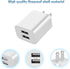USB Wall Charger Block 2Pack Dual Port Cube Plug Power Charging Adapter Brick for Apple iPhone 15/14/13/12/XS Max/XR/X/8/8 Plus/7/6S/6S Plus/6/SE/...
