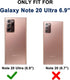 for Galaxy Note 20 Ultra Case with Belt Clip Holster, 2 Screen Protector, Military Grade Full Body Heavy Duty Shockproof Rugged Protective Cover f...