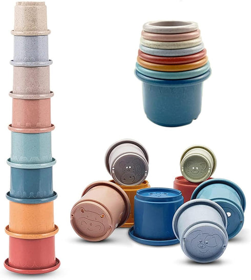 Baby Stacking Nesting Cups Toy, Montessori Toys for Toddlers 6+ Months...