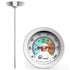 KT THERMO Compost Soil Thermometer Worm Thermometer Out Door Planting soli Temperature Measurement with 2.5 dial and 8 Inch Stainless Steel Probe...
