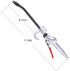 Air Blow Gun with Aluminum Alloy Air Flow Nozzle and Rubber, Pneumatic Air Compressor Accessories Tool, Dust Removal Tool with Anti-slip Rubber Ha...