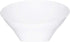 PLASTICPRO Disposable Angled Plastic Bowls Round Medium Serving Bowl, Elegant for Party's, Snack, or Salad Bowl, White, Pack of 4...