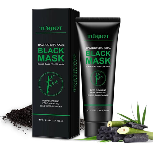 Blackhead Removal Mask 120ML Pull-Off Bamboo Charcoal Mask deeply cleans blackhead dirt and purifies pores for men and women(4.23 fl.oz)...