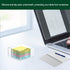 Acrylic Sticky Note Holder, Self-Stick Note Pad Holder W/O Pads - Note Dispenser Memo Pad Holder Desk Organizer for School Office Home (3''x3'' Cl...