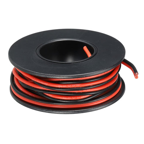 MECCANIXITY 26 Gauge Wire 2 Conductor Parallel Silicone Wire 26AWG Stranded Wire Electrical Wire Tinned Copper Wire Spool 3.0m/10ft for LED Strip ...