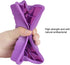 Ice Cube Tray, Silicone Square Ice Trays Easy Release Stackable Ice Cube Mold with Removable Lid, 24 Cavity (2 Pack, Purple)...