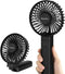 EasyAcc Handheld Fan, Mini Handheld Fan 2021 Upgraded Portable Battery Fan One Touch Power Off USB Desk Fan 3-17 Hours 4 Speeds Strong Winds Perso...