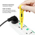 uxcell® Digital Voltage Tester, Electric Pen Screwdriver LCD Circuit Tester Detector Break Point Contact Test Pen 3mm Slot, AC12-220V...