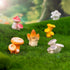 Miniature Resin Mushroom,Micro Landscape House DIY Garden Cute Mushrooms,Mushroom Sculpture for Fairy Garden Fish Tank Outdoor Landscape Decoratio...