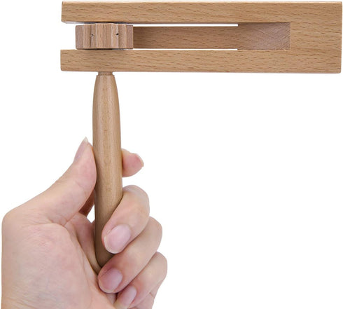 Traditional Matraca Toy - Wooden Spinning Rattle Ratchet Noise maker for Games, Parties and Sports...