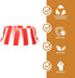 Silipint: Aqua-Fur Silicone Dog Bowl: Peppermint- 18oz Colapsible/Foldable, Lightweight, Feed & Water Dish, Pet Travel...