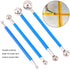 16PCS Silicone Caulk Tools Kit Spreader Scraper Remover Glass Glue Finishing Applicator Kit for Moldling Gluing Floor Fitting...
