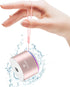 XLEADER A6 Mini Bluetooth Speaker, IPX7 Waterproof Shower Speaker with Lanyard, Small Speaker with Lights and Mic, Cute Pink Bluetooth Speaker for...