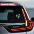 Love Cross Sticker Decal, Love Heart Cross Stickers, Decal Vinyl Sticker for Notebook, Car, Laptop, Window 8.7''×6''...