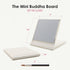 Mini Buddha Board Art Set: Water Drawing Writing Board w/Mini Water Brush for Mindfulness & Meditation – Inkless Zen Based Drawing Board, Painting...