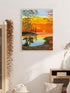 ZRIZQ Paint by Number for Adults Beginners,Sunset Tree Paint by Numbers Kits on Canvas,DIY Oil Painting Acrylic Paints for Home Wall Art Decor(12x...