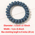 No Crease Spiral Hair Ties 20 Pieces Traceless Coil Hair Ties No Damage Phone Cord Hair Ties Elastics Hair Coils Plastic Hair Bands Spiral Bracele...