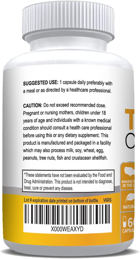 NusaPure Turmeric Curcumin 600 mg - Vegetarian...
