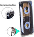 Case for Galaxy A20 with Reinforced Corners TPU Soft Bumper Retro Music Cassette Tape Case Compatible with Samsung Galaxy A20/A30...