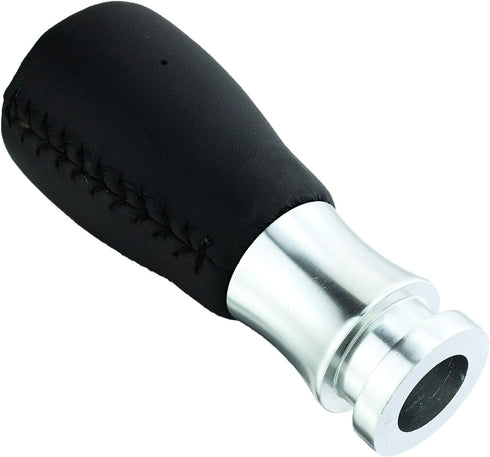 5 Speed Shift Knob Leather Shifter Lever Gear Stick Transmissions Fit Most Manual Cars Truck SUV Vehicles (Black)...