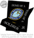 Breeze Decor Home of National Guard Soldier Flag Armed Forces ANG United State American Military Veteran Retire Official House Decoration Banner S...