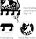 CREATCABIN Cat Metal Key Holder for Wall Mounted Key Hooks Iron Key Hanger Holder with 6 Hooks Metal Key Hanging Organizer Black Rack Wall Decor f...