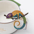 Chameleon Brooch Pin Colorful Crystal Lizard Animal Brooch Jewelry for Women...