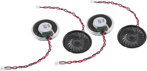 uxcell 4pcs 1W 8 Ohm 2Pin Connector Magnet Speaker Loudspeaker 28mm Dia...