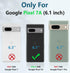 FNTCASE for Google Pixel 7a Case: Dual Layer Protective Rugged Shockproof Phone Cover with Built-in Screen Protector & Kickstand | Military Grade ...