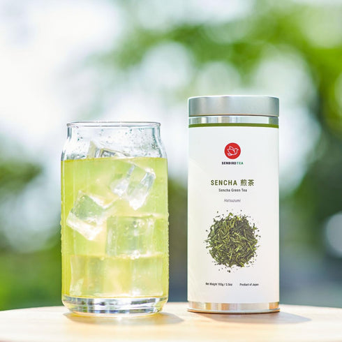 Senbird Premium Sencha - Japanese Green Tea - From Shizuoka, Japan - Loose Leaf Tea In Airtight Tea Tin (3.5oz/100g)...