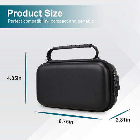 Canboc 4K Digital Camera Case for Femivo/brewene/zheozeig/VETEK 4K Vlogging Camera, Vlogging Camera Bag with Removable Shoulder Strap, Mesh Pocket...