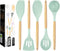 Kitchen Utensils Set, 5 Pcs Non-Stick Silicone Kitchen Cooking Utensils with Wooden Handle, Kitchen Spatula Cookware Utensils Set, Heat Resistant ...