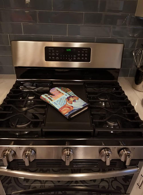 Caroline's Treasures 7147OVMT Collie Oven Mitt Heat Resistant Thick Oven Mitt for Hot Pans and Oven, Kitchen Mitt Protect Hands, Cooking Baking Gl...