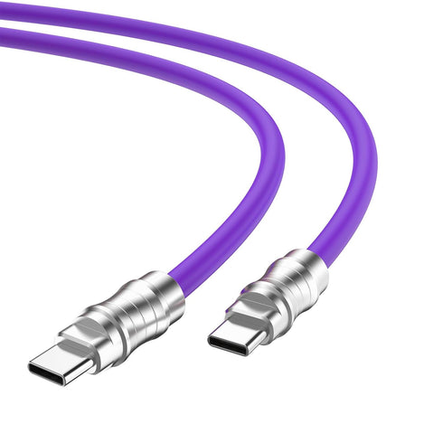 USB C to USB C Silicone Cable 10FT, Ultra Flexible & Soft USB Type C 100W Fast Charging Cable, Geek Industrial PD Data Transfer Cable for Phones,T...