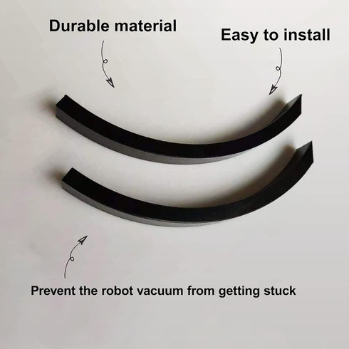 PIAOLGYI 2PCS Bumper Extender for Robot Roomba Vacuum Prevent Vacuum Cleaner from Getting Stuck (Tall 1 Inch)...