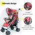 Siticoto Universal Stroller Rain Cover, Water Proof Baby Travel Stroller Weather Shield Accessory Protect from Rain Wind Snow Dust Insects Ventila...