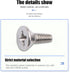 8 Pieces Braking Disc Rotor Screws, Front Rear Stainless Braking Set Screws Kit, Suitable for Honda Hyundai and Kia Models Best Alternative to Maz...