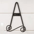 Swirl Scroll Design - 8 Inch Black Iron Decorative Easel Display Stand for Photos/Plates...