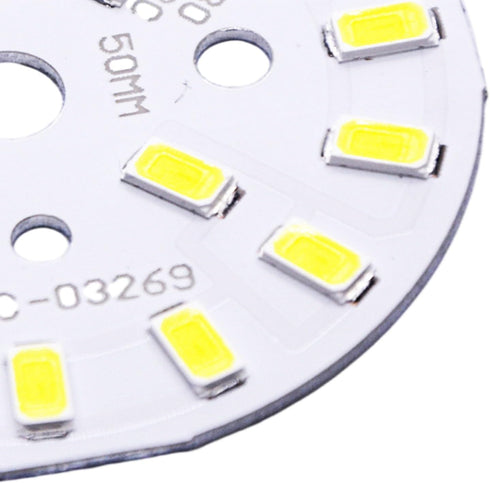 YXQ 5730 LED Chip Bulb Module 300mA 9W 18 LEDs Circular Pure White Super Bright 6000K High Power Aluminium Board for Replacing Floodlight Lamp(50m...