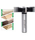 Spoilboard Surfacing Router Bits, 1/2" Shank, 2" Cutting Diameter, Four Wings Carbide, Slab Flattening Router Bit, Wood Planing, Woodworking Tool...