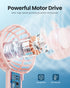 Gaiatop Mini Portable Fan, Powerful Handheld Fan, Cute Design 3 Speed Personal Small Desk Fan with Base, Lightweight Makeup USB Rechargeable Fan f...